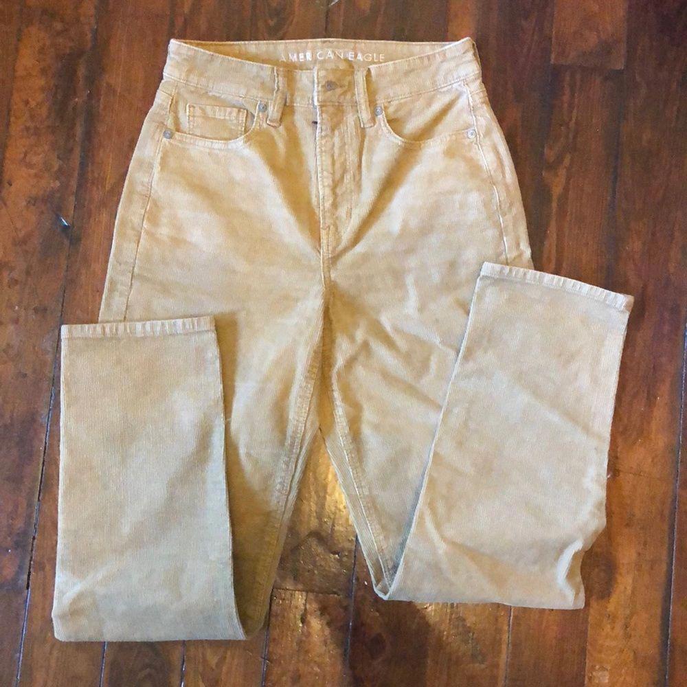 American Eagle Outfitters Straight Leg Jeans - Tan